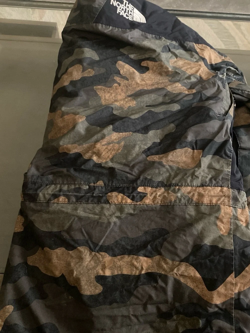 The North Face Men’s Camouflage Hiking jacket - Olive/Black/Tan